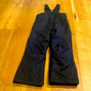 Land’s End Black Toddler Ski Overalls